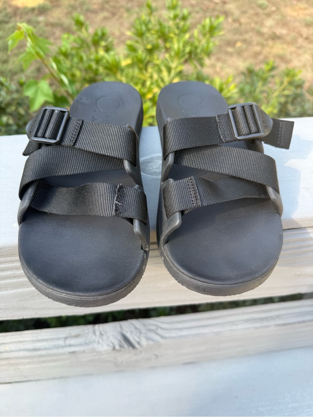 Chaco Women’s Black Slide Sandals with Adjustable Straps